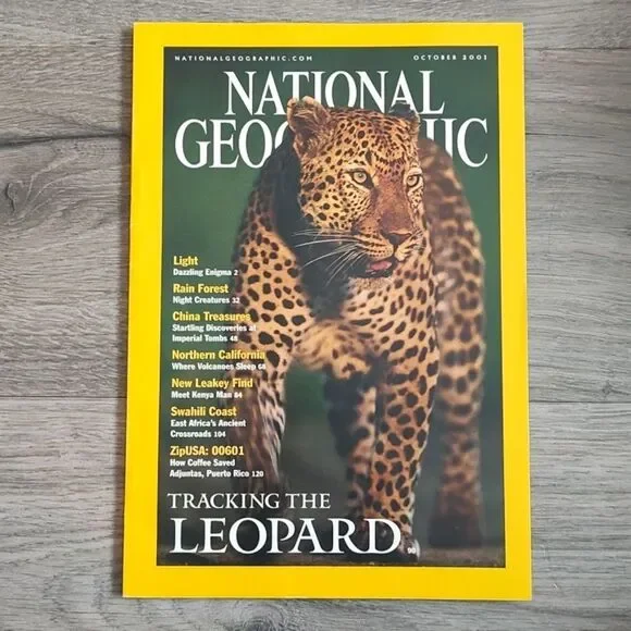 October 2001 National Geographic Magazine - Picture 1 of 3
